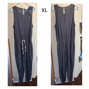 Gray Sleeveless Jumpsuit